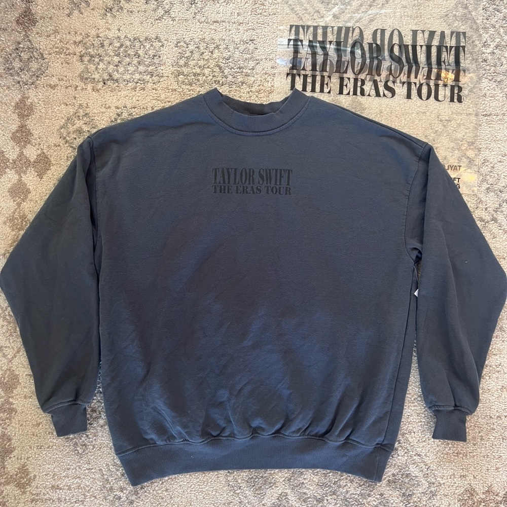 SOLD Taylor Swift The Eras Tour Blue Crewneck Sweatshirt XS